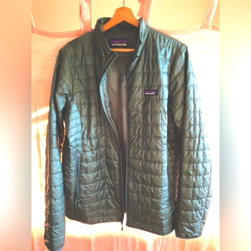 Patagonia Nano Puff Jacket, size XL, regen green.
